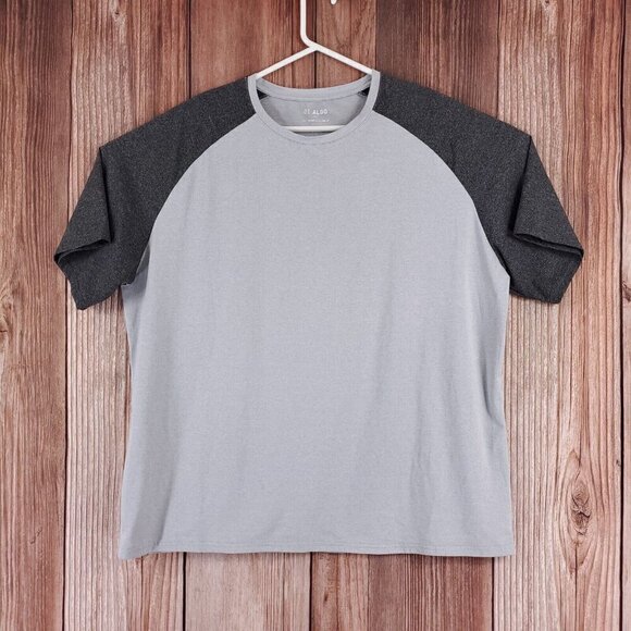 01. Algo Performance Mens XXL Baseball Style T-Shirt Tee UV SPF 40 Quick Dry - Picture 1 of 9